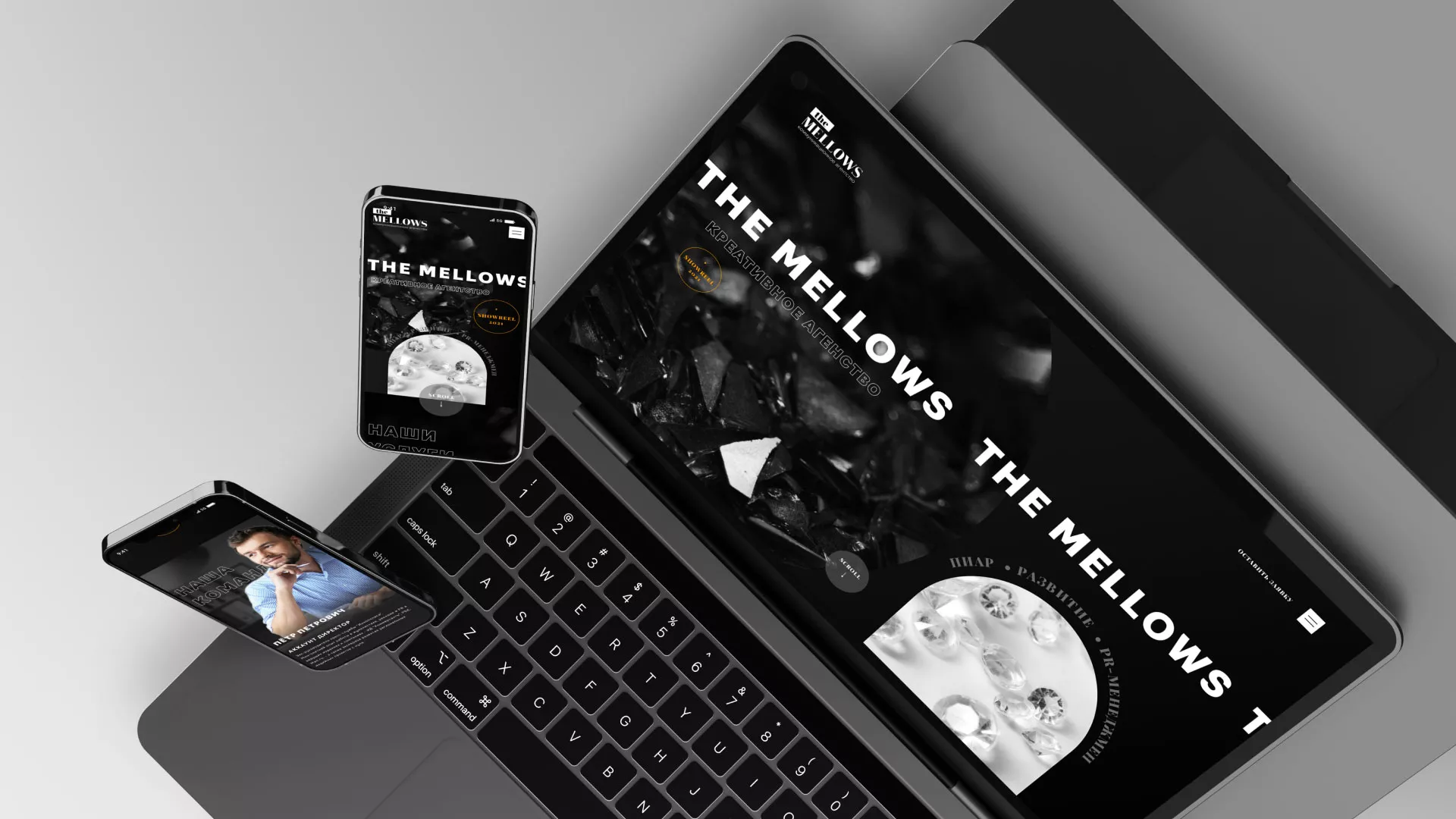 Разработка сайта креативного агентства «The Mellows» в Выксе